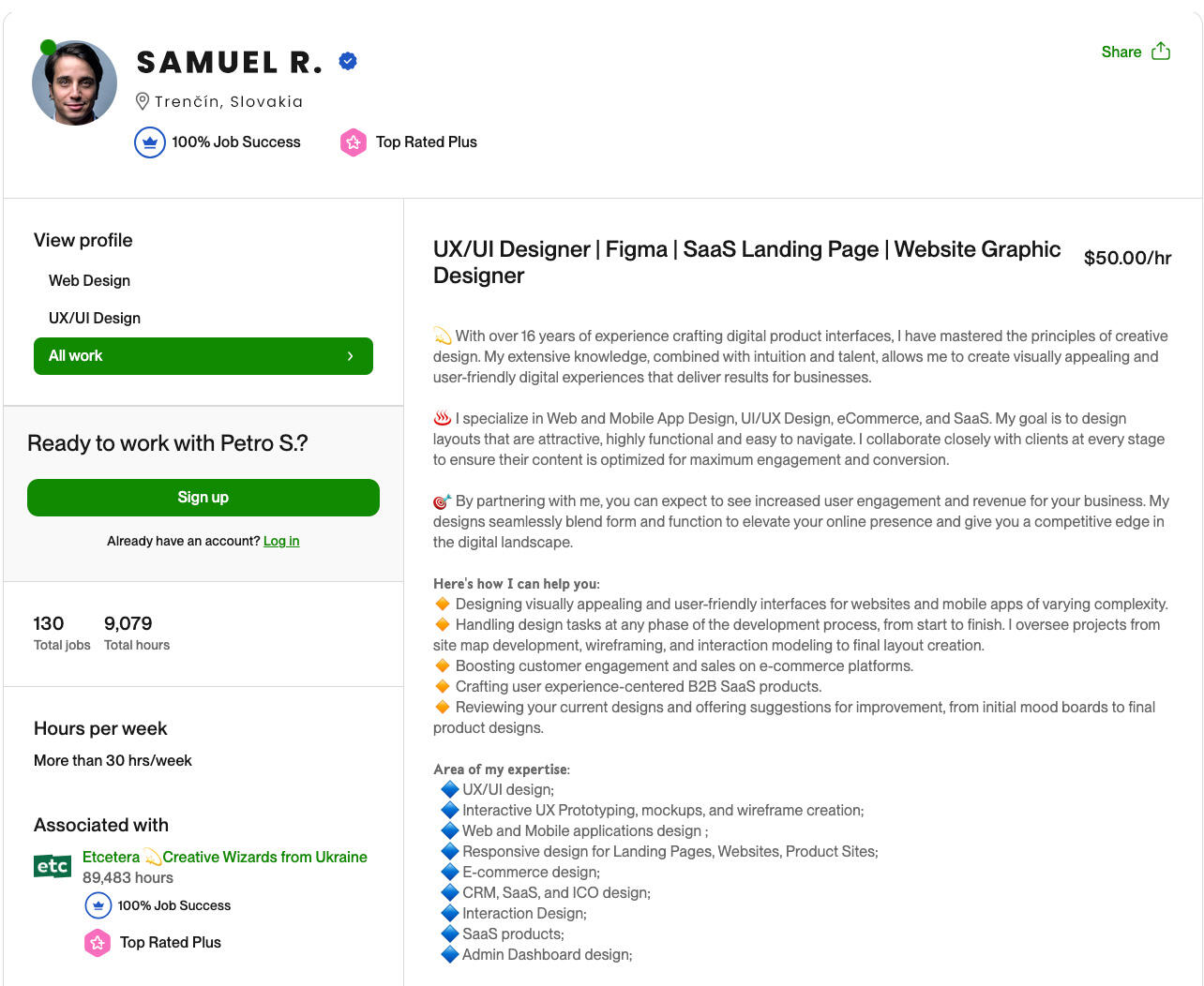 Vylepšite si profil vďaka rôznym AI nástrjom ako ChatGPT. Dobrý profil na Upwork je veľmi dôležitý. Ukážte sa vo svojom profile na platforme Upwork. Popíšte na čom ste pracovali a čo ste dosiahli v profesíjnom živote.